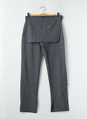 Pantalon drept croială dreaptă gri FREEMAN T.PORTER femeie
