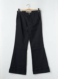 Pantalon evazat croială evazată negru FREEMAN T.PORTER femeie