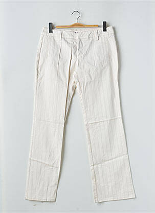 Pantalon evazat alb FREEMAN T.PORTER femeie
