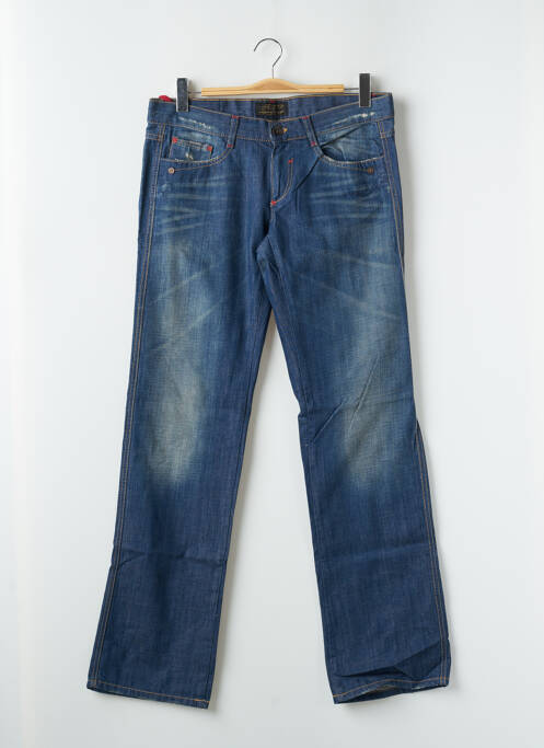 Blugi cu croială dreaptă buzunare albastru FREEMAN T.PORTER femme