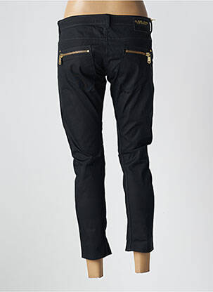 Pantalon 7/8 elasticitate talie joasă negru GUESS femeie