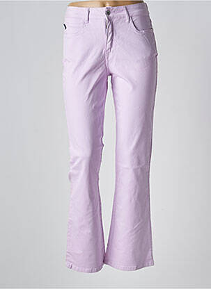 Pantalon evazat violet JNCO femeie