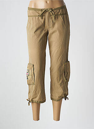 Pantalon trei sferturi verde KANA BEACH femeie