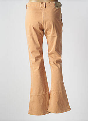 Pantalon evazat elasticitate talie înaltă portocalie CIMARRON femeie