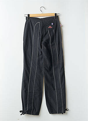 Pantalon drept țesătură poplin talie înaltă gri KANA BEACH femeie