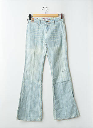 Blugi cu croială evazată elasticitate talie joasă albastru CIMARRON femeie