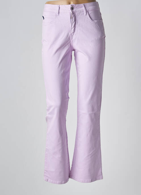 Pantalon evazat violet JNCO femeie