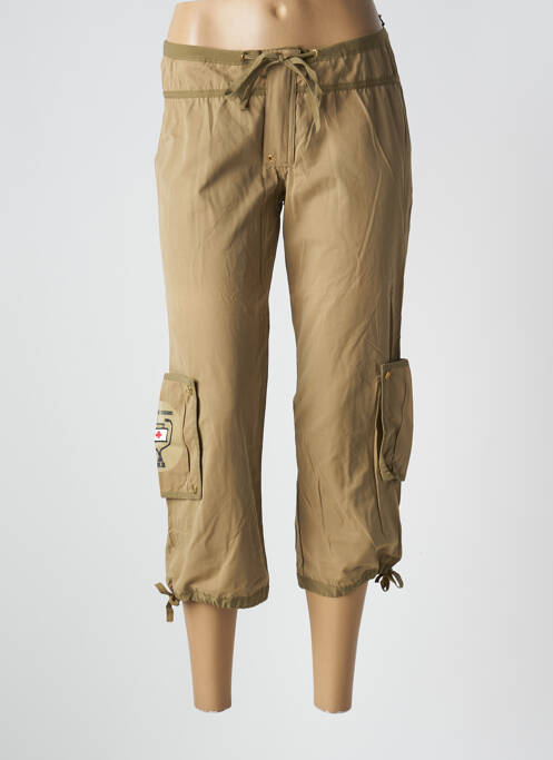 Pantalon trei sferturi verde KANA BEACH femeie