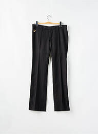 Pantalon drept țesătură crep talie joasă negru LOIS femme