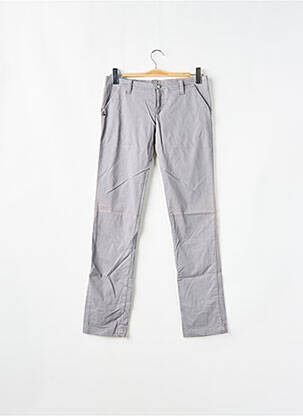 Pantalon chino talie joasă talie joasă gri NATIONAL LIBERTY femeie
