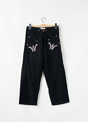 Pantalon 7/8 elasticitate mărime normală negru LE TEMPS DES CERISES femeie
