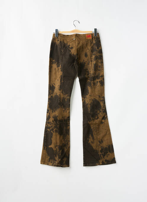 Blugi cu croială evazată maro LONSDALE femeie