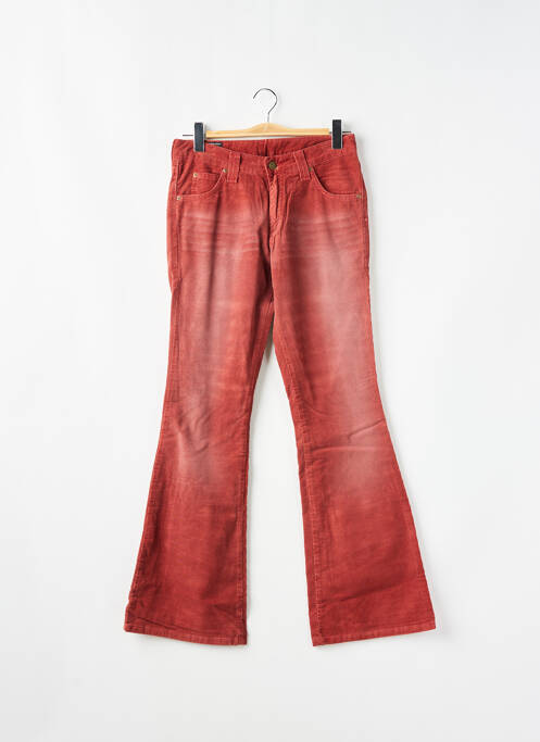 Pantalon evazat portocaliu LEE femeie