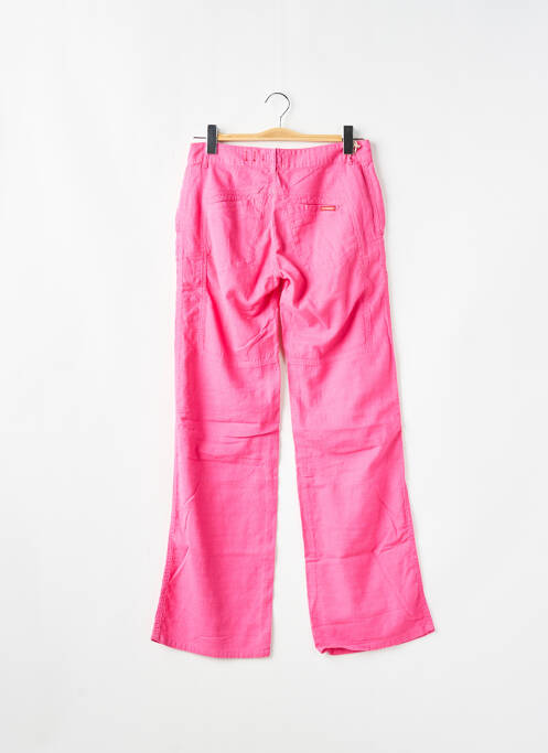 Pantalon drept roz MAGGIE femeie