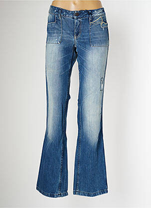 Blugi cu croială dreaptă albastru SCHOOL RAG femeie