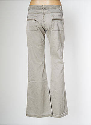 Pantalon evazat elasticitate talie joasă verde SESSUN femeie