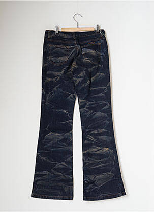 Blugi bootcut elasticitate talie joasă albastru SCHOOL RAG femeie