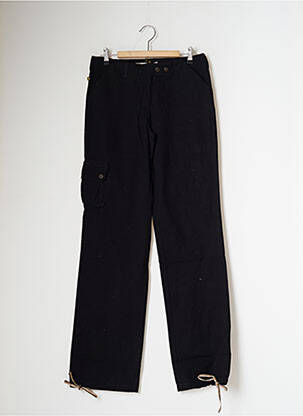Pantalon cargo țesătură poplin mărime normală negru SESSUN femeie