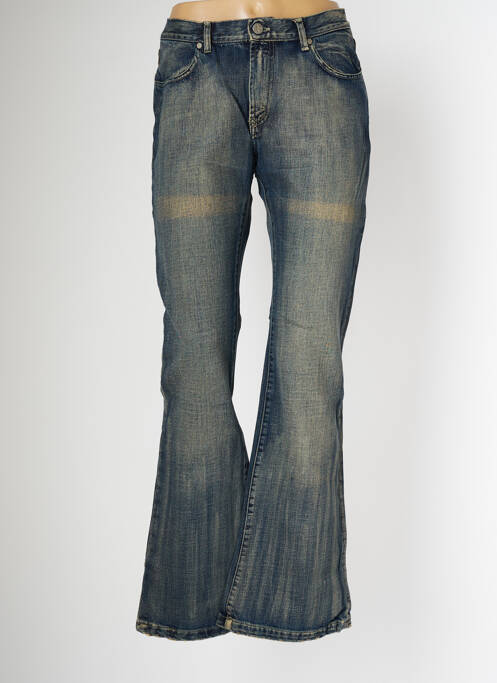 Blugi bootcut albastru SCHOOL RAG femeie