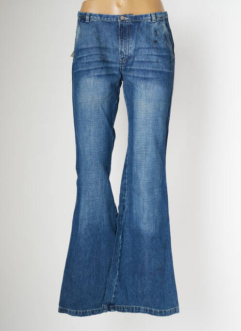 Blugi cu croială evazată albastru SCHOOL RAG femeie