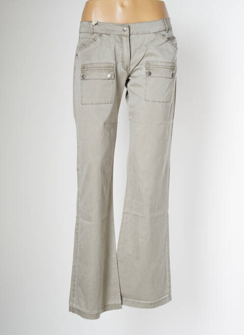 Pantalon evazat verde SESSUN femeie