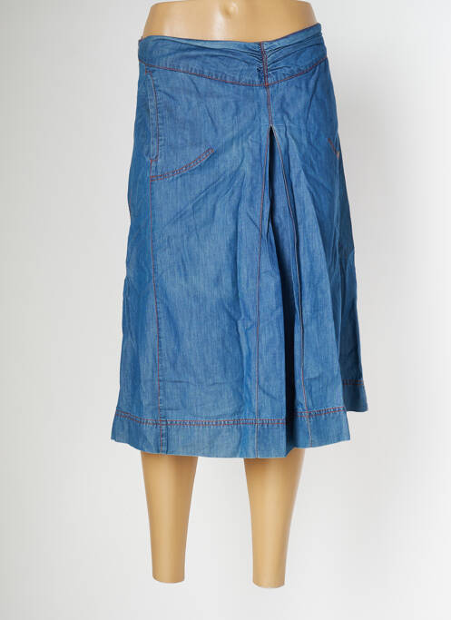 Pantalon trei sferturi albastru 2 TWO femeie