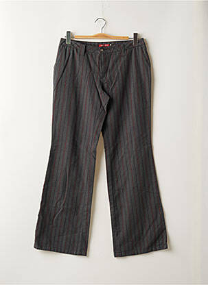 Pantalon drept gri TEDDY SMITH femeie