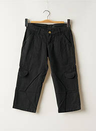 Pantalon trei sferturi talie joasă talie joasă negru TEDDY SMITH femeie
