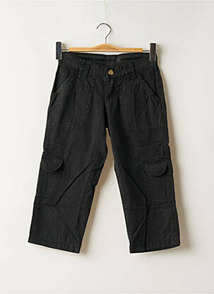 Pantalon trei sferturi negru TEDDY SMITH femeie