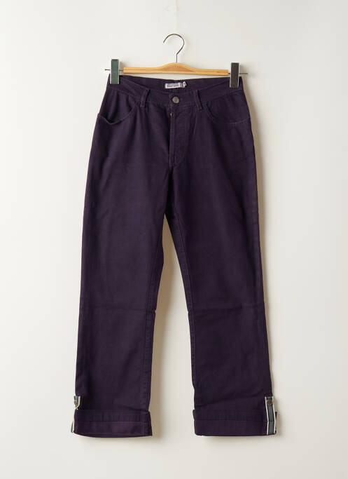 Pantalon trei sferturi violet TEDDY SMITH femeie
