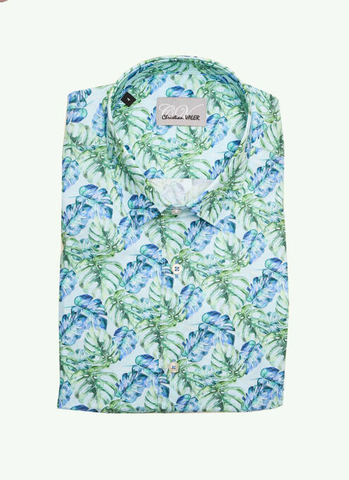 Cămașă cu mâneci lungi verde CHRISTIAN VALER bărbat
