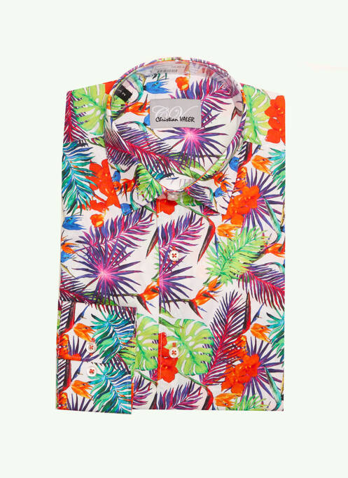Cămașă cu mâneci lungi alb CHRISTIAN VALER bărbat
