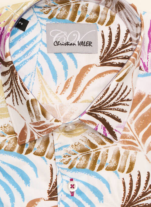 Cămașă cu mâneci lungi alb CHRISTIAN VALER bărbat
