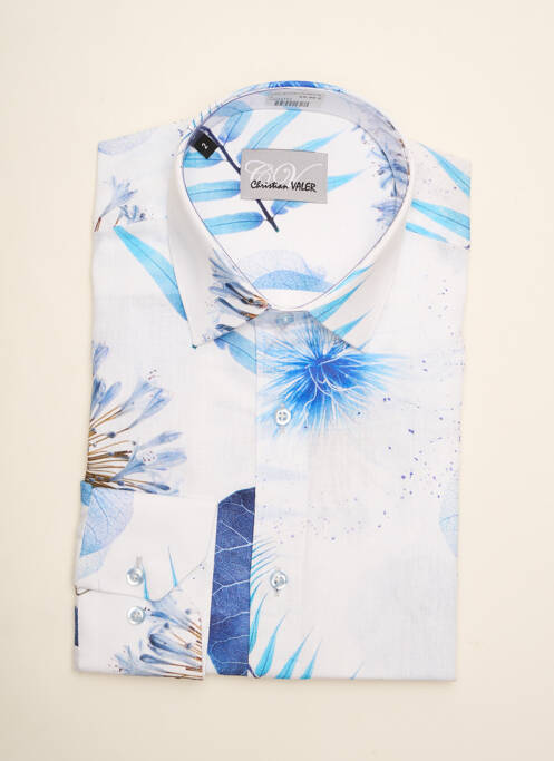 Cămașă cu mâneci lungi albastru CHRISTIAN VALER bărbat