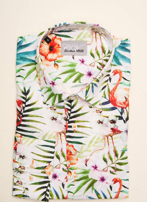 Cămașă cu mâneci lungi alb CHRISTIAN VALER bărbat