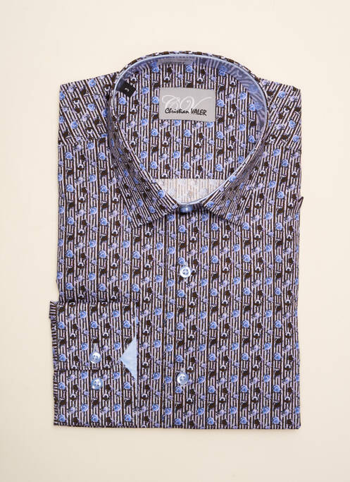 Cămașă cu mâneci lungi albastru CHRISTIAN VALER bărbat