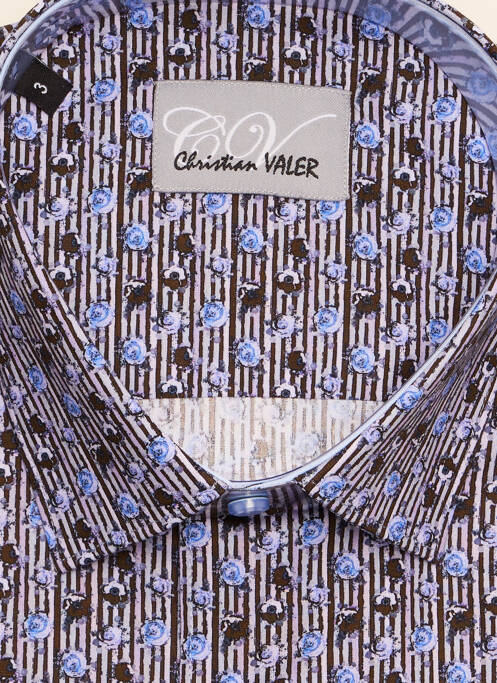 Cămașă cu mâneci lungi albastru CHRISTIAN VALER bărbat