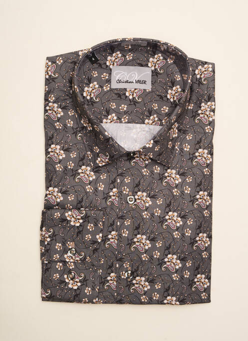 Cămașă cu mâneci lungi gri CHRISTIAN VALER bărbat