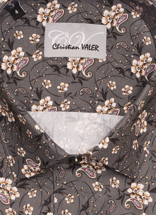 Cămașă cu mâneci lungi gri CHRISTIAN VALER bărbat