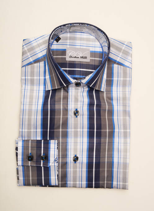 Cămașă cu mâneci lungi albastru CHRISTIAN VALER bărbat