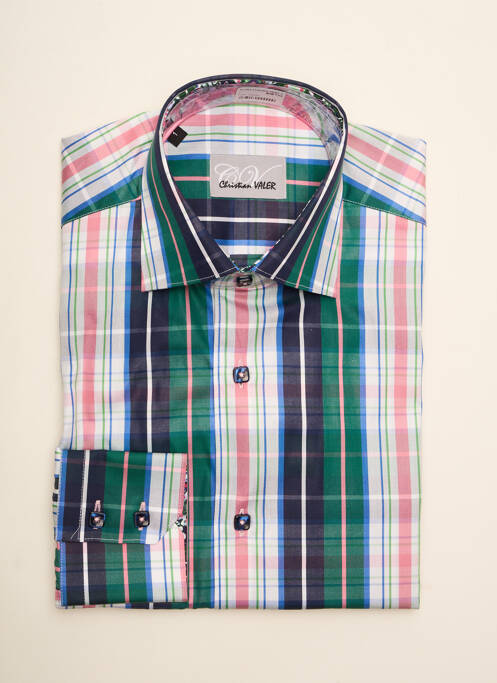 Cămașă cu mâneci lungi verde CHRISTIAN VALER bărbat