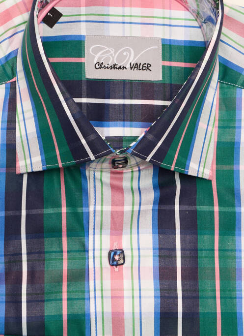 Cămașă cu mâneci lungi verde CHRISTIAN VALER bărbat