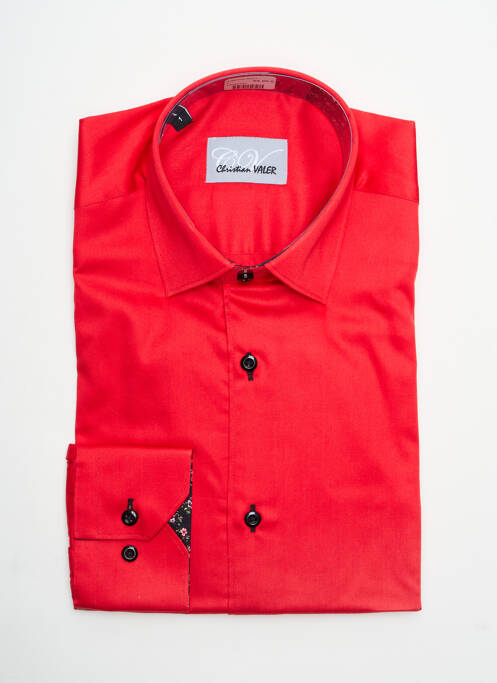 Cămașă cu mâneci lungi roșu CHRISTIAN VALER bărbat
