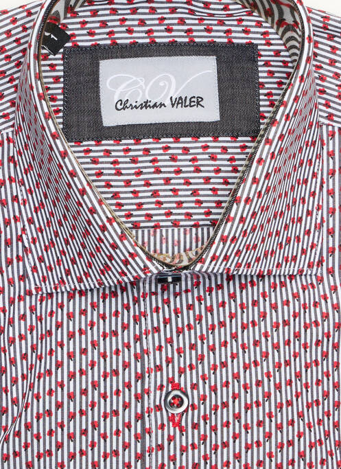 Cămașă cu mâneci lungi roșu CHRISTIAN VALER bărbat