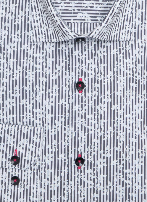 Cămașă cu mâneci lungi gri CHRISTIAN VALER bărbat