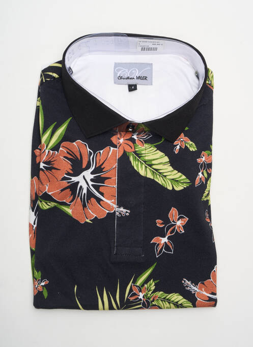 Polo negru CHRISTIAN VALER bărbat