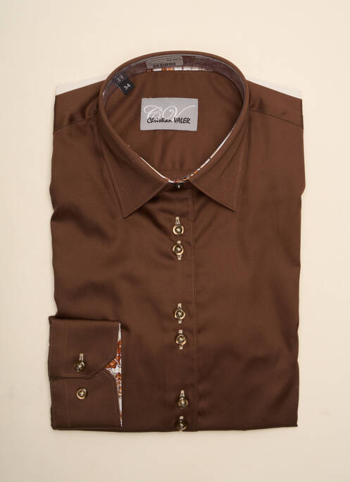 Cămașă maro CHRISTIAN VALER femeie