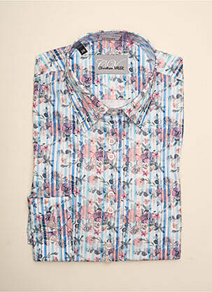 Cămașă imprimeu floral mâneci lungi albastru CHRISTIAN VALER femme