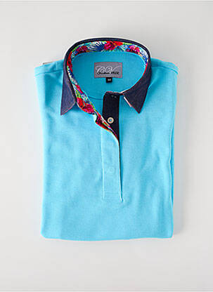 Polo albastru CHRISTIAN VALER femeie