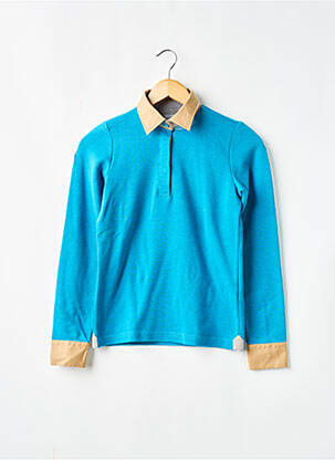 Polo albastru CHRISTIAN VALER bărbat